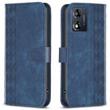 INORCO Za Motorola Moto E13 4G PU usnjena preklopna torbica z odtisom mrežastega vzorca, stojalo, denarnica, ovitek za telefon, (22033567) | Shoptok.si