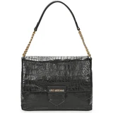 Love Moschino Torbice za na ramo SUPER SOFT CROCO JC4284PP0 Črna