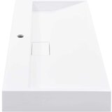  Umivalnik 100x46x11 cm mineralna litina/marmorna litina bel, (21409191) | Shoptok.si