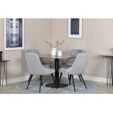 Venture Home Estelle okrugli blagovaonski stol ⌀106 cm, tamnosivi | shoptok.hr