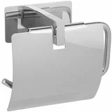Wenko Samoljepljiv držač toaletnog papira od nehrđajućeg čelika u sjajno srebrnoj boji Genova –