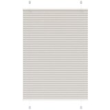 vidaXL Plisirana roleta svijetlosiva 85x100 cm širina tkanine 84,4 cm | shoptok.hr