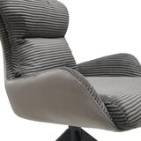 MID.YOU NASLANJAČ, kovina, tekstil siva | Shoptok.si