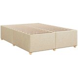 Boxspring krevet s madracem Krem 140 x 200 cm Tkanina | shoptok.hr