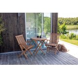 Venture Home Kenya vrtni stolić ⌀70 cm, prirodna boja drva | shoptok.hr