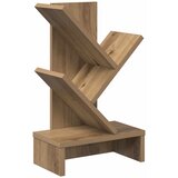 vidaXL Polica za knjige s 3 etaže 30 x 18 x 48 cm Konstruirano drvo - Hrast artisan 30 x 18 x 48 cm | shoptok.hr