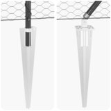  Heksagonalna ograda s stubom 25 x 1,4 m Čelik premazan PVC-om | shoptok.hr
