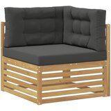  Set vanjskih sofa 6 kom. Bijela i antracit Poliester | shoptok.hr
