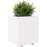  Vrtna sadilica bijela 60x60x72,5 cm od masivne borovine | shoptok.hr