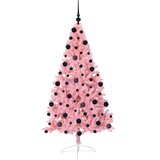  Umjetno predsvijetljeno božićno drvce Ružičasta 210 cm PVC | shoptok.hr