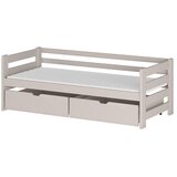  Drveni dječji krevet Ergo s ladicom - kašmir - 200x90 cm - Madrac PE pjena 8 cm-spužvasti madrac | shoptok.hr