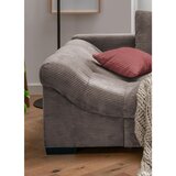 MID.YOU Sedežna Garnitura Alvito, Rjava, Siva, Žamet, Ležišče | Shoptok.si