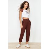 Trendyol brown striped trousers | ePonuda.com