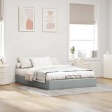 vidaXL Okvir kreveta bez madraca svjetlosivi 140 x 200 cm od tkanine Cijene