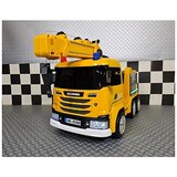Kamion na akumulator scania z žerjavom 12v rumena Cene