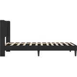  Okvir za krevet s uzglavljem Crna 90 x 190 cm Baršun - Crna 90 x 190 cm | shoptok.hr