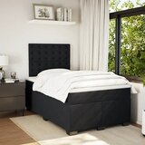 Box spring krevet s madracem crni 120 x 200 cm baršunasti | shoptok.hr