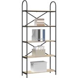 vidaXL Polica sonoma hrast 80 x 30 x 183 cm Konstruirano drvo | shoptok.hr