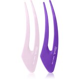 Janeke Hair Clip sponke za lase Purple 2x12,5 cm cene