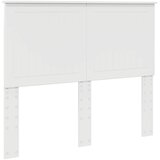  Uzglavlje s uzglavljem Sjajno bijelo 120 cm Konstruirano drvo | shoptok.hr