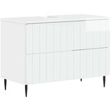  Set kupaonskih ormara od 4 dijela ZWOLLE Bijela visokog sjaja | shoptok.hr