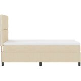 vidaXL Box Spring Krevet s Madracem Bež Tkanina | shoptok.hr