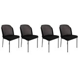 Woody Fashion set stolica Dore-150 V4, 75x62x102 cm, 4 dijela, crna | Eponuda.ba
