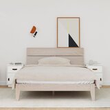 vidaXL noćni ormarići 2 kom bijeli 40 x 34 x 55 cm od masivne borovine cijene