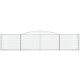  Lučne gabionske košare 8 kom 400x30x80/100 cm pocinčano željezo | shoptok.hr