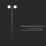  Spoljašnja lampa 2xE27/60W/230V IP44 199 cm crna | Eponuda.com