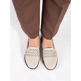 GOODIN Openwork shoes beige | shoptok.hr