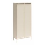 Støraa Kremno bela kovinska vitrina 80x186x40 cm Luna – | Shoptok.si
