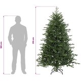  Umjetno božićno drvce s nogom 210 cm 300 LED lampica - 210 cm s LED svjetlima | shoptok.hr