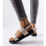 Gemre Beige Shiny Sandals Felicienne | shoptok.hr