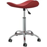 vidaXL Salonski stolček vinsko rdeče umetno usnje | Shoptok.si