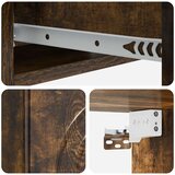 Stolna montirana na zid Dimljeni hrast 59 x 34 5 x 17 cm | shoptok.hr