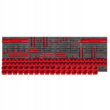 KADAX Delavska stenska plošča za orodje 232x78 cm 92 kabin 80 držal Garaža, (5000346229) | Shoptok.si