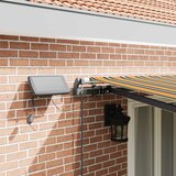  Skrovita tenda S LED lampica Zelena i žuta 500 ×300 cm tkanina | shoptok.hr