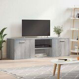 TV ormarić siva boja hrasta 120 x 34 x 37 cm konstruirano drvo | shoptok.hr