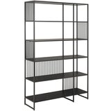 Actona Crna biblioteka 120x185x35 cm Strington – | shoptok.hr