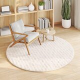 Tepisi za područja Kružni SIROLO Krema Ø 120 CM Poliester | shoptok.hr