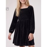 Sinsay Baršunasta haljina s naborima | shoptok.hr