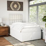  box spring s madracem bijeli 120x190 cm od umjetne kože | shoptok.hr