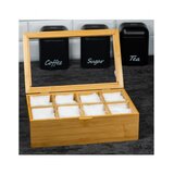 Kinghoff kh1696 kutija za čaj od bambusa 30x19.9x9.5cm | ePonuda.com