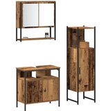 vidaXL set kopalniškega pohištva 3 kosi stari les | Shoptok.si