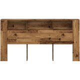 vidaXL Uzglavlje s ormarićem boja taro drvo 200x18,5x102,5 cm drveni | shoptok.hr