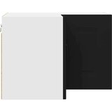 vidaXL Stenska kuhinjska omarica Črna 57 x 57 x 40 cm Konstruiran les | Shoptok.si