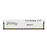 Kingston Memorija FURY Beast White XMP 64GB (2x32GB) 6000MT/s DDR5 CL40 DIMM, KF560C40BWK2-64