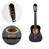 ECO TOYS velika drvena gitara za decu crna Cene