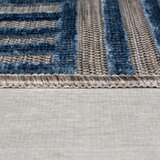 Flair Rugs Tamno plavi unutarnji i vanjski tepih 160x230 cm Vigo Blocks – | shoptok.hr